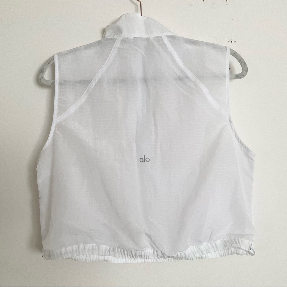 Alo Yoga Ripstop Electric Vest White S - Picture 10 of 12